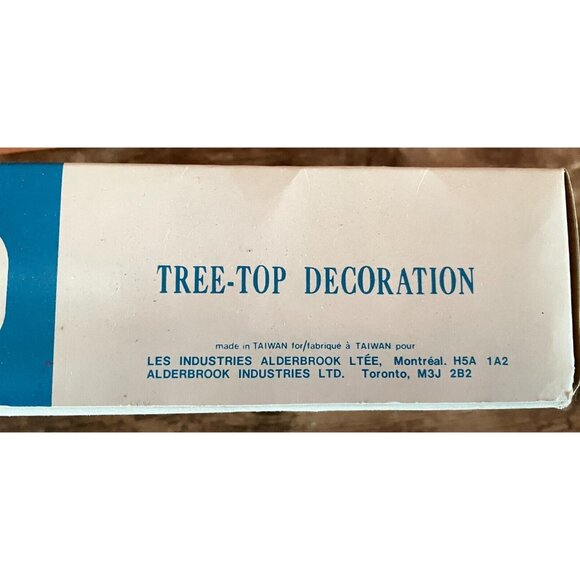 Vintage Alderbrook Tree Topper 10 Light Decoration – Works – Boxed – 7” Diameter - Picture 4 of 7